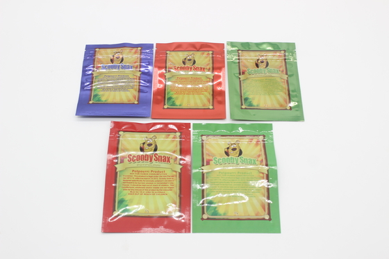 شراء لمس ناعم وقف حرارة الختم أكياس الزيبور 3.5 غرام كيس مايلر البلاستيكي المخصص online manufacture