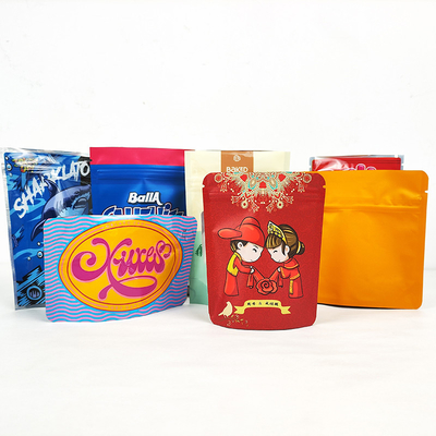شراء ziplockk Stand Up Mylar أكياس الغذاء الطباعة الحفرية للشاي الحلوى السكر الكعك online manufacture