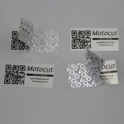 شراء ملونة مخصصة حجم ملصقات مضادة للتلاعب ضد التزييف العلامة التجارية للحماية، online manufacture