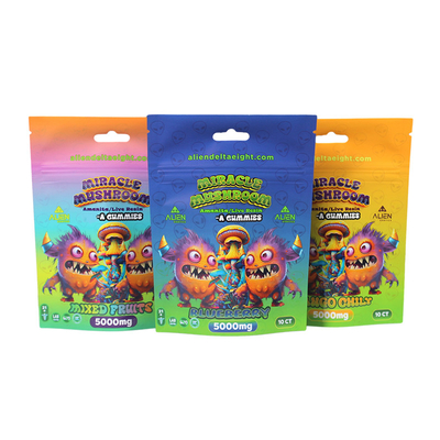 شراء حقيبة قابلة لإعادة إغلاق ضد الرائحة 3.5g / 7g / 1oz / 1lb أكياس مايلر مع سحاب online manufacture
