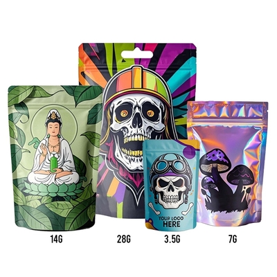 شراء Custom Printed Stand Up Zipper Pouch for Food Packaging online manufacture