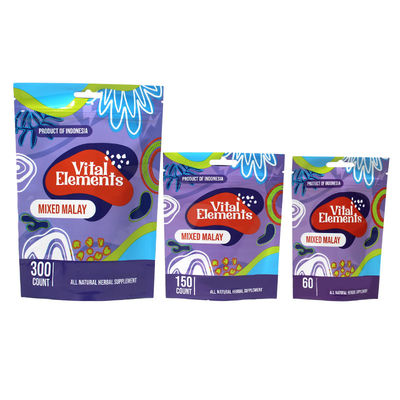 28 غرام حشيش التعبئة التجارية مايلار قفز الحقيبة الطابع الساخن سحب أعلى مخصص