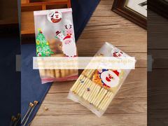 كيس عبء عيد الميلاد الشفاف الجانبي